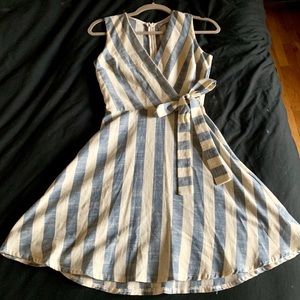 100% Cotton Striped Summer Dress